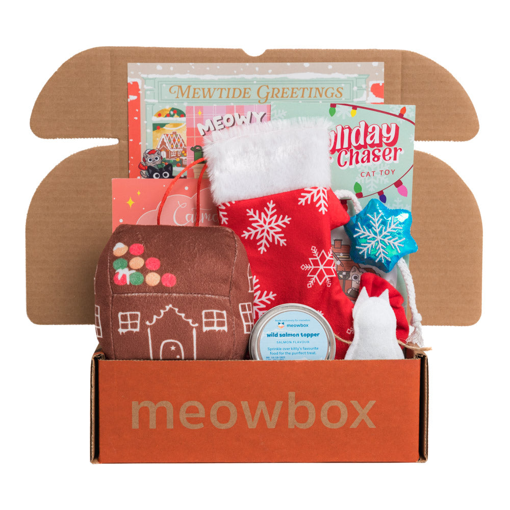 meowbox cat subscription box canada - monthly cat toys & cat treats box