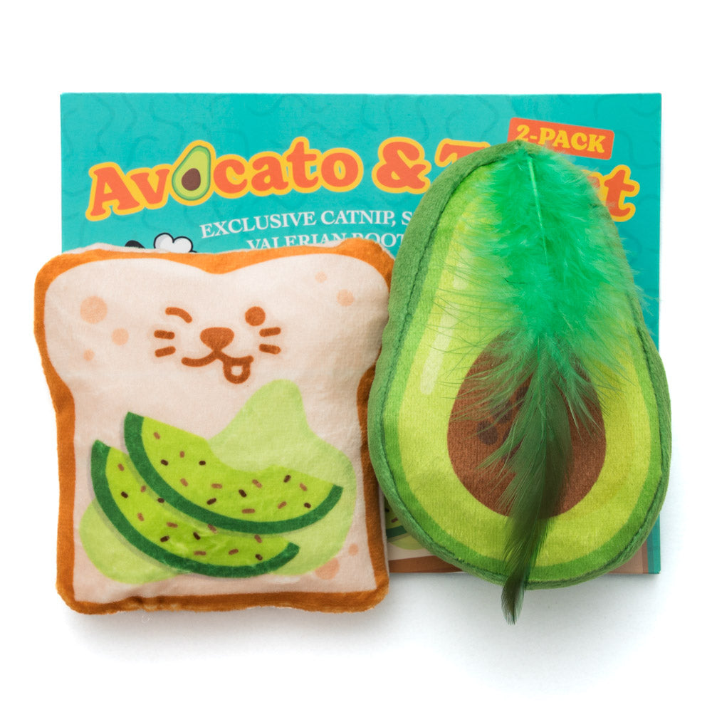 The Scratching Toast Café – themed meowbox cat subscription box with cat toys and cat treats