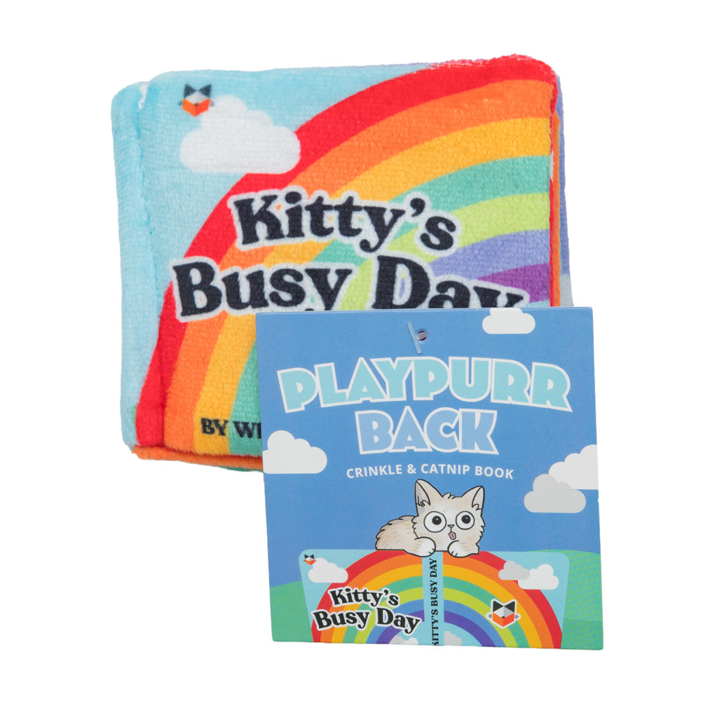 Pawblic Library – themed meowbox cat subscription box with cat toys and cat treats