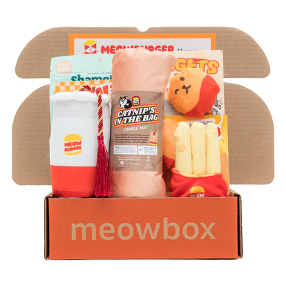 meowbox cat subscription box canada - monthly cat toys & cat treats box