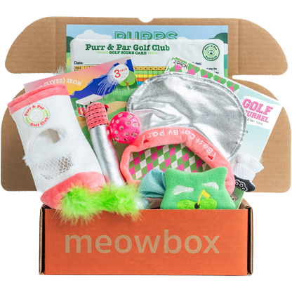 meowbox cat subscription box - monthly cat toys & cat treats box
