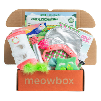 meowbox cat subscription box - monthly cat toys & cat treats box